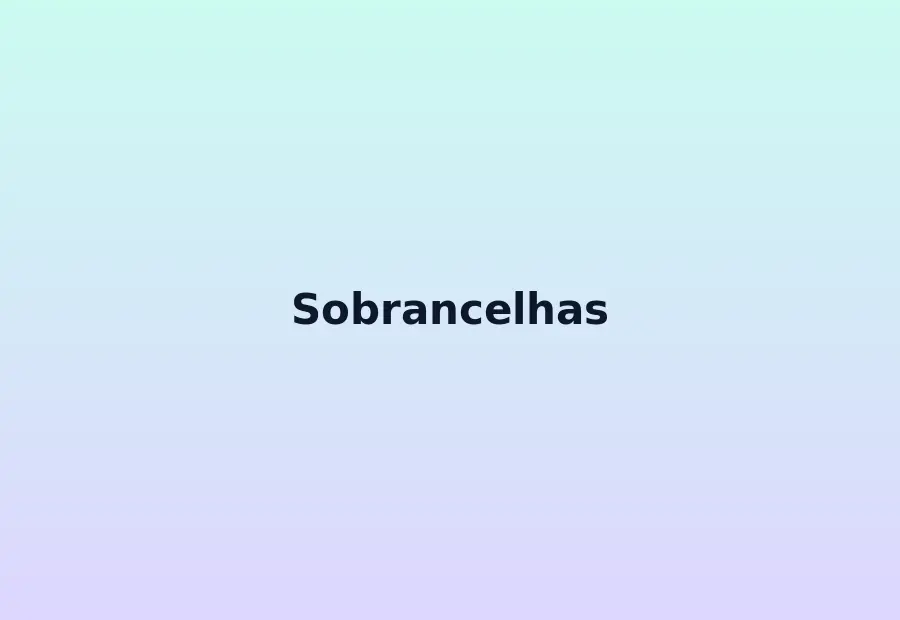 Design de Sobrancelhas